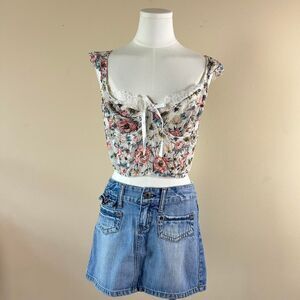 Coquette Embroidered Victoria’s Secret Corset